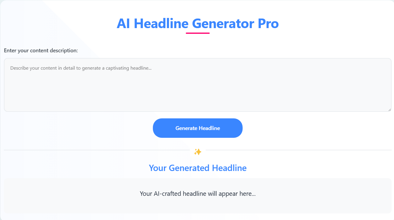 Headline Generator